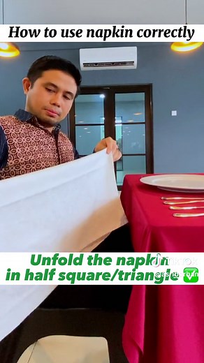 How to Use a Napkin: Proper Dining Etiquette