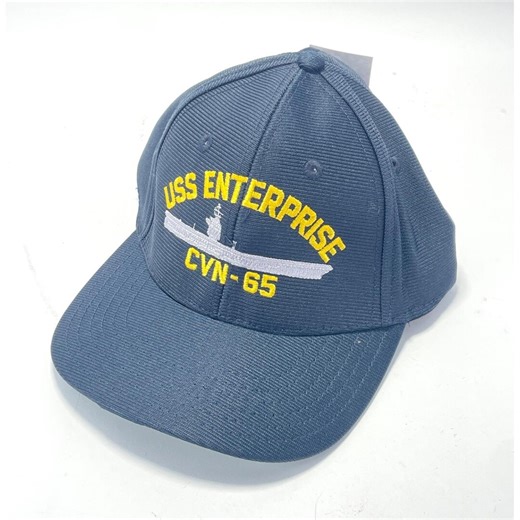 USS Enterprise CVN-65 Hat US Navy Eagle Crest Cap Made Adjustable - Etsy