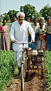 “Amigos, construí esta increíble máquina agrícola usando una bicicleta vieja. Miren cómo planta