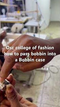 correctly insert bobbin into a bobbin case for sewing with industrial machine •#sewing #howttosew