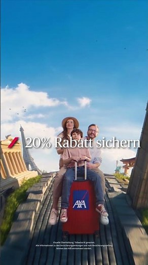 AXA Jahres-Reiseversicherung – Jetzt 20 % Rabatt sichern!
