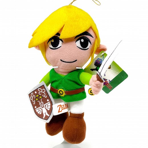 Legend of Zelda Twilight Princess Link Plush W/ Sword and Hylian Shield Vintage - Etsy