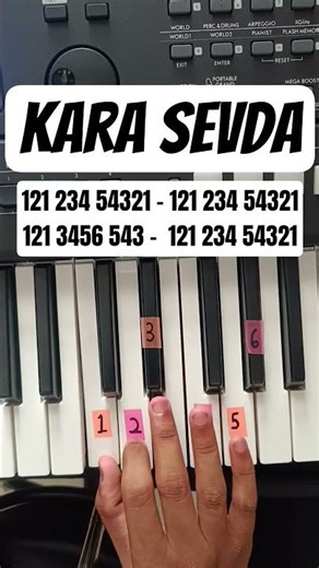 Kara Sevda (Easy Piano Tutorial) 🎹🔥