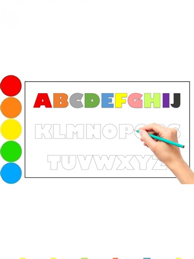 Alphabet for Kids: Teaching Writing ABC A to Z