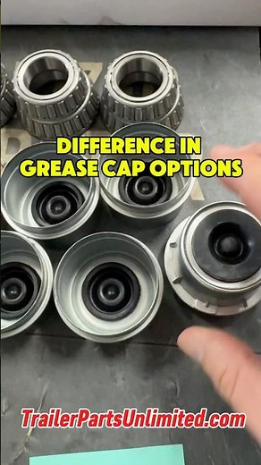 Upgrade your dust grease caps on your trailer axle hubs