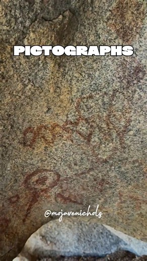 Pictograph site! #mojavenichols #mojavenationalpreserve #nativeamericanart