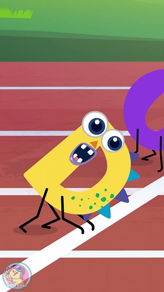 🏃 ABCDE Running Race | Learn Alphabet with Fun Competition | Kids Animation