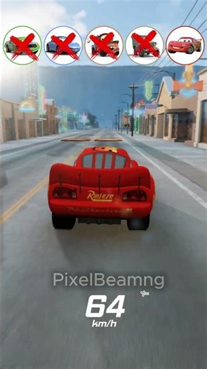 😱 Pixar Cars Race Through Radiator Springs at 500 KM/H! 🔥