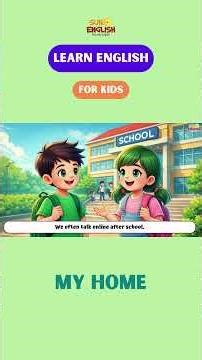 My Home | English Listening for Kids | Talking About My House and Neighborhood