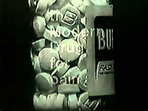 1963 Bufferin TV Commercial Ad