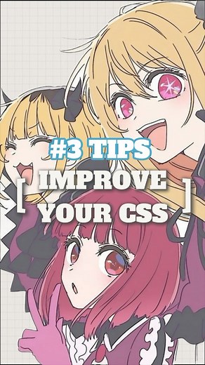 Anime Coders on Instagram: "Get better at CSS by applying these simple tips. #htmlcss #css3 #learncoding #animecoders"
