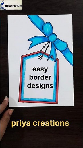 10 border designs for project | circle design for project | all subject project design | assignment