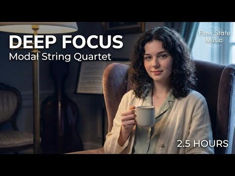 Modal String Quartet: Instrumental music for coding, study and focus