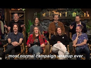 the critical role cast being normal again during the campaign 3 wrapup