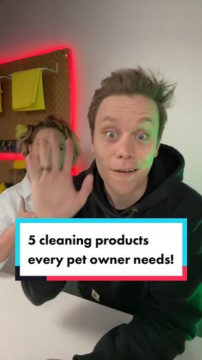 5 cleaning products every pet owner needs! We talk about all of these in detail on this weeks Clean Stream. (link in bio!) #cleanthatup