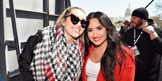 Why Fans Think Demi Lovato's Wedding Dress Has a Tie to Miley Cyrus