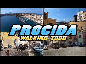 PROCIDA Walking Tour - Procida Island - Italy (4k)
