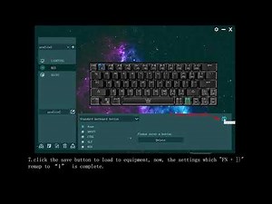 KEMOVE DK63 remap "Del(FN+]})" key to "1" key with sofware