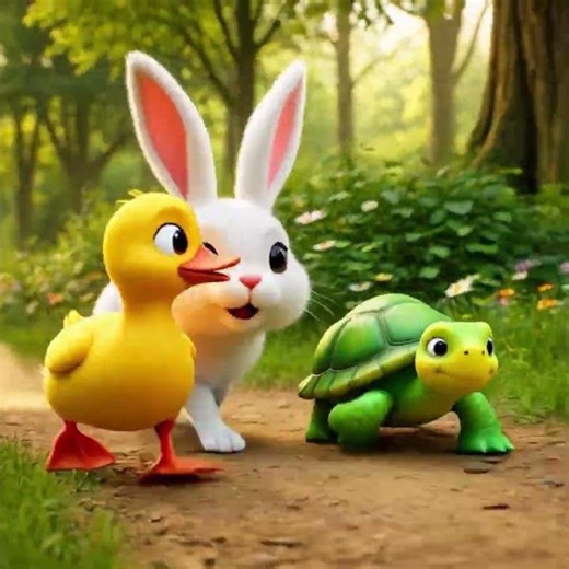 Fast Rabbit vs Slow Turtle — The Ending Will Surprise You! 😲