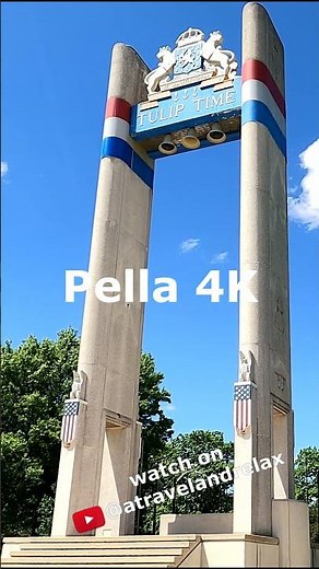 Pella, Iowa 🇺🇸 Walking Tour 4K - The Most Dutch City in America