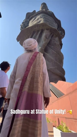 Sadhguru at the Statue of Unity Gujrat | A Great Soul Visiting a Great Legacy #sadhgurulatest