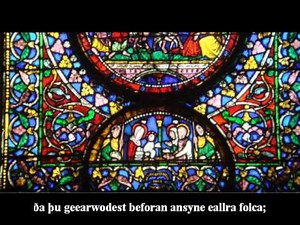 Song of Simeon in Old English