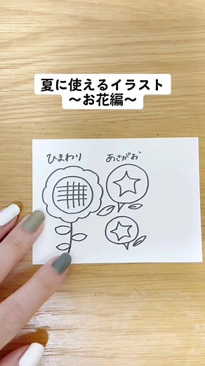 夏に使えるお花のイラスト集