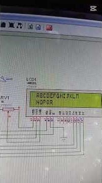 programme d’affichage des caractères de A à Z sur l’afficheur LCD #arduino #embedded#shorts