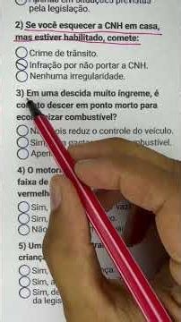 DETRAN 2026 practice test