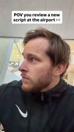 POV you review a new script at the airport 👀 #ifykyk