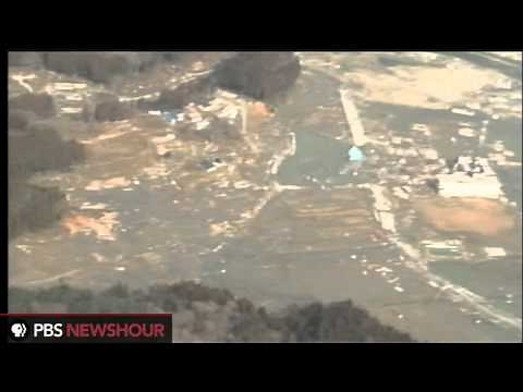 The Aftermath of the Tsunami in Sendai, Japan