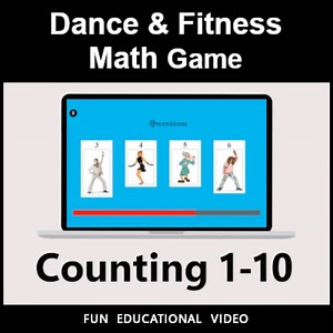 Counting Apples - Math Dance Game & Math Fitness Game - Math Video