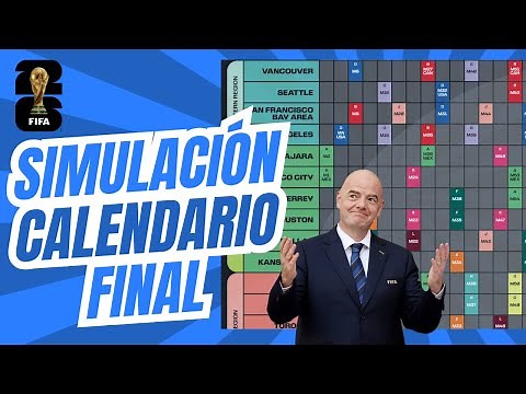 Simulación Calendario - Fase de Grupos - Mundial FIFA 2026 | SIGO AL TRI