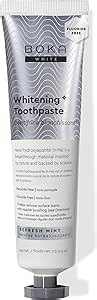 Boka Fluoride Free Toothpaste, Nano Hydroxyapatite Toothpaste, Appropriate for Sensitive Teeth, for Adult, Kids Oral Care - Whitening* Refresh Mint, 4 Fl Oz 1Pk US Manufactured