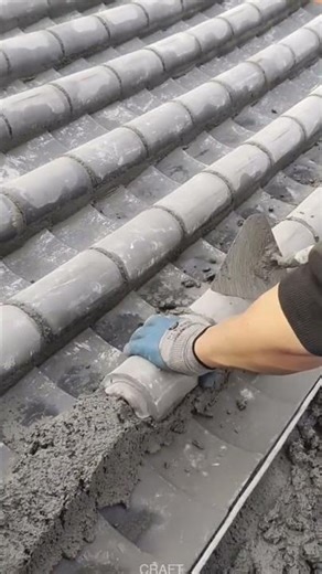 Antique-Style Blue Tile Installation: Traditional Tools & Craft Process