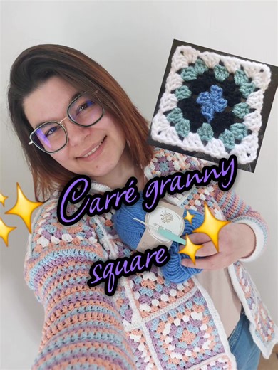Apprenez à créer un carré granny en crochet facilement