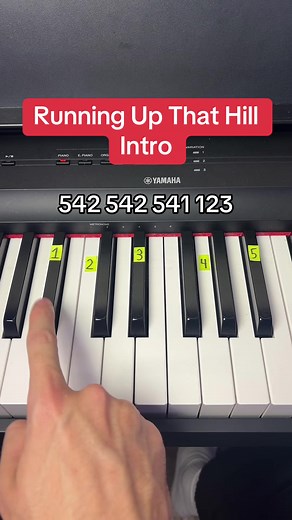 Running Up That Hill Intro #strangerthings #piano #pianotutorial #runningupthathill #fyp