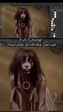 Create a Creepy Haunted Doll Scene in Photoshop #shorts
