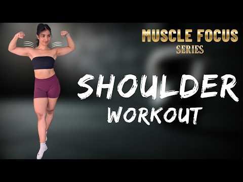 Build Strong Shoulders 🔥 10 Min Dumbbell Workout - Muscle Focus Series