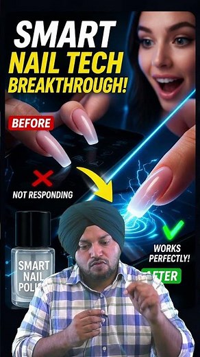 Smart Nail Polish | Science Fixed Nail Problem | UPSC