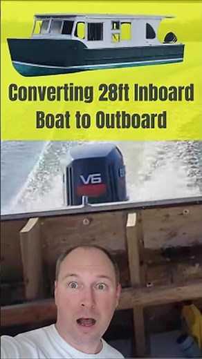 Transom Rebuild & Inboard to Outboard Conversion | Classic Boat Restoration