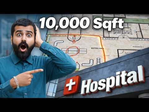 10000 Sqft Multi Speciality Hospital Design According To NABH & NBC