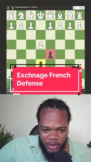 Exchange French Defense - #chess #chesstips #chesscom | chess