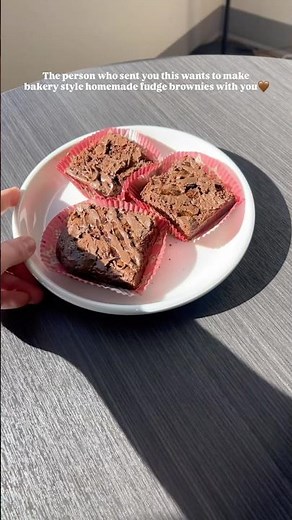 The BEST double dark chocolate brownies in the world🤎The only brownie recipe you’ll ever need😋