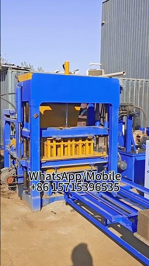 Hydraulic pump block making machine, fully automatic concrete block making machine qt4-15
