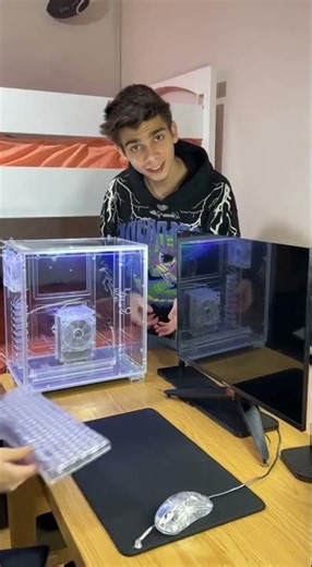 I built a completely transparent computer!