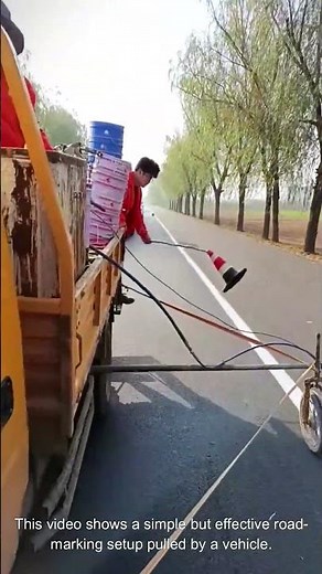 Road Line Painting Machine 🚧