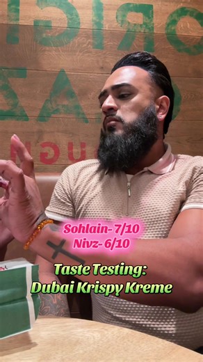 Krispy Kreme Dubai Donut Taste Test Review