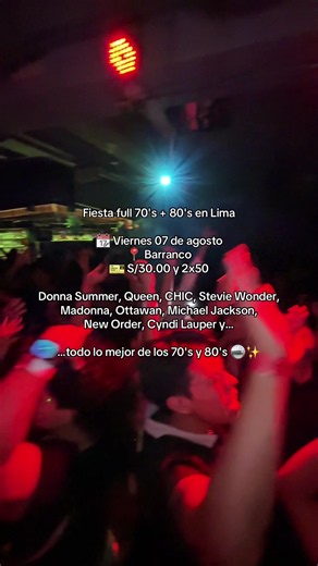 La mejor fiesta retro está de vuelta. Este viernes 07 de agosto se baila con los clásicos más bonitos de los 70's y 80's 🪩✨ #hdmnights #handsup #70s #80s #paratiiiiiiiiiiiiiiiiiiiiiiiiiiiiiii