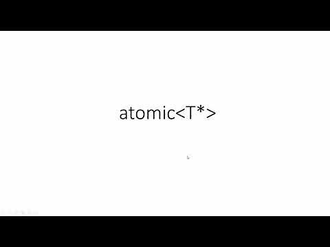5. Atomic pointers in C++
